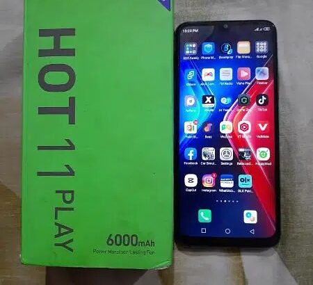 infinix hot 11 paly 4GB 64