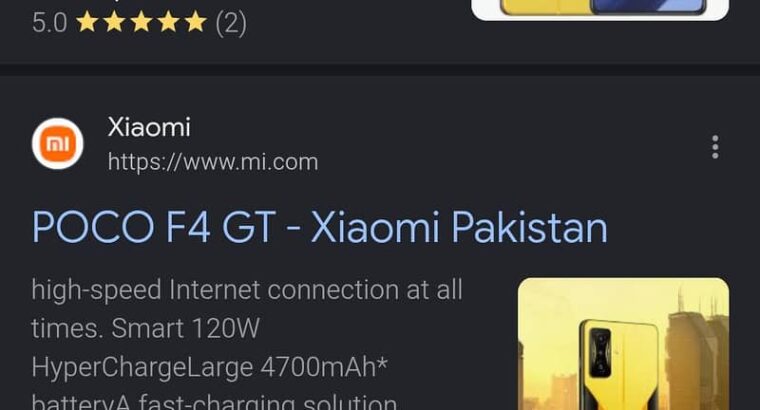 Xiaomi POCO F4 GT
