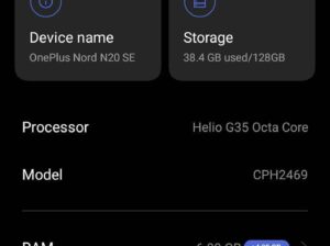 One Plus Nord N20 SE