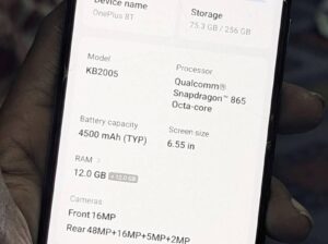 Oneplus 8T dual sim lifetime approve