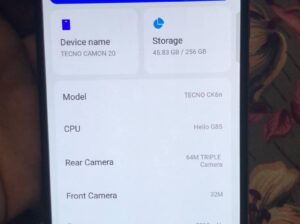 Tecno CAMON 20