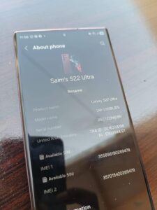 Samsung Mobile S22 Ultra - photo 5
