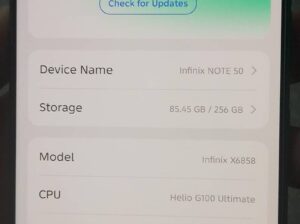 Infinix Note 50