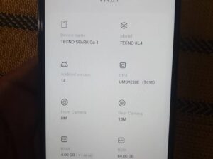 Tecno Spark Go