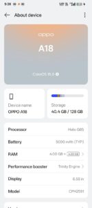 OPPO A18 - photo 2